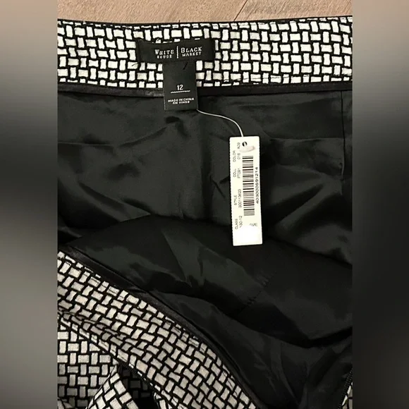 CLASSIC BEAUTIFUL SKIRT WHBM PRINT STRAIGHT SKIRT - Picture 3 of 8